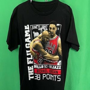 Michael Jordan Scottie Pippen Flu Game T-shirt